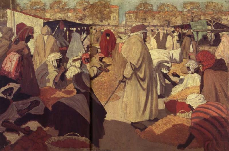 Orange Market in Blidah, Henri Evenepoel